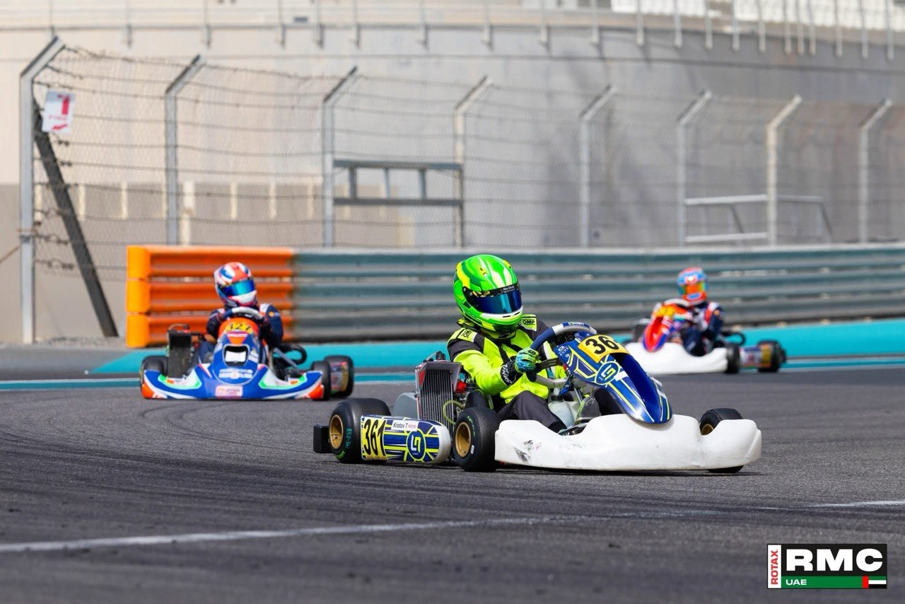Kart 336 on track during an RMC UAE round.